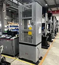 Máquina de ensayos universal servohidráulica, doble espacio, agarre de cuña