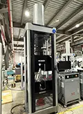 Máquina de ensayos universal servohidráulica, de un espacio y con agarre de cuña