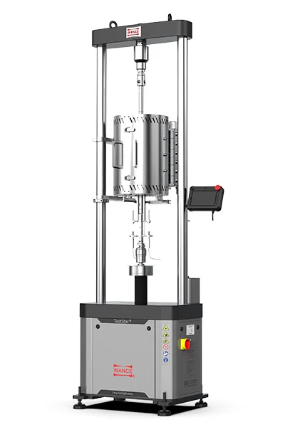 Máquina electromecánica de ensayo de fluencia y rotura por tensión