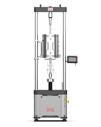 Máquina electromecánica de ensayo de fluencia y rotura por tensión