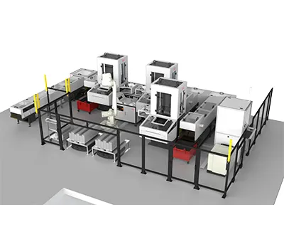 Sistema automatizado robótico de pruebas de compresión de hormigón